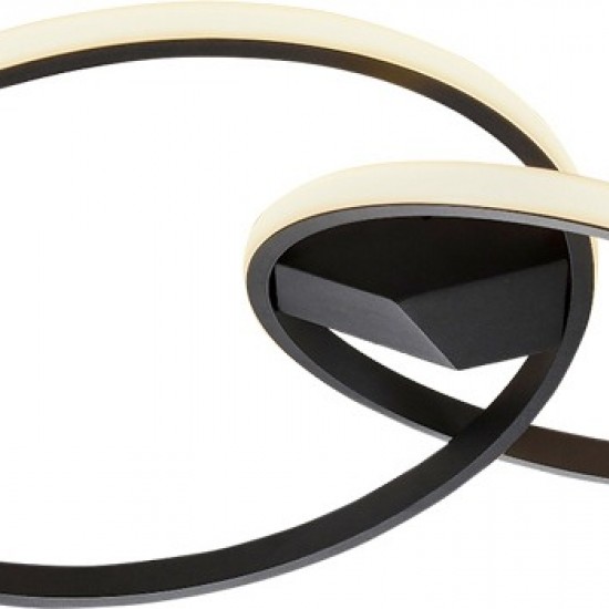 Κρεμαστό Φωτιστικό Μοντέρνο LED Μαύρο-LED-ΚΡΕΜΑΣΤΟ ΦΩΤΙΣΤΙΚΟ-ΜΑΥΡΟ-