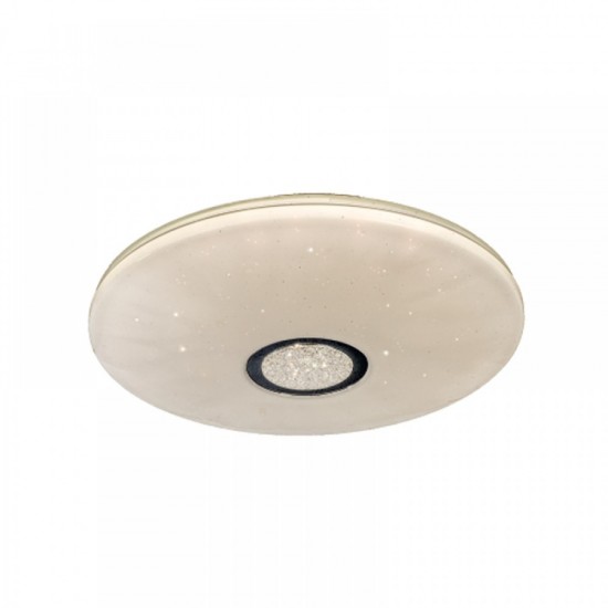 SHINE ΠΛΑΦΟΝΙΕΡΑ ΟΡΟΦΗΣ ΣΤΡΟΓΓΥΛΗ LED ΛΕΥΚΟ ΑΚΡΥΛΙΚΟ Φ50cm