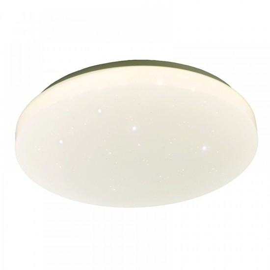 STRASS ΠΛΑΦΟΝΙΕΡΑ ΟΡΟΦΗΣ ΣΤΡΟΓΓΥΛΗ LED ΛΕΥΚΟ ΑΚΡΥΛΙΚΟ Φ44cm