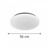 STRASS ΠΛΑΦΟΝΙΕΡΑ ΟΡΟΦΗΣ ΣΤΡΟΓΓΥΛΗ LED ΛΕΥΚΟ ΑΚΡΥΛΙΚΟ Φ36cm