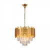 ARISTO ΚΡΕΜΑΣΤΟ ΦΩΤΙΣΤΙΚΟ 4ΦΩΤΟ ΚΡΥΣΤΑΛΛΟ ΑΛΟΥΜΙΝΙΟ ΧΡΥΣΟ Φ40cm