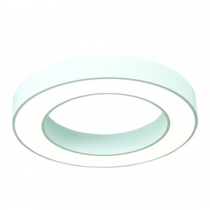 Μοντέρνο Κρεμαστό/οροφής Φωτιστικό με Ενσωματωμένο LED σε Λευκό Χρώμα 80cm