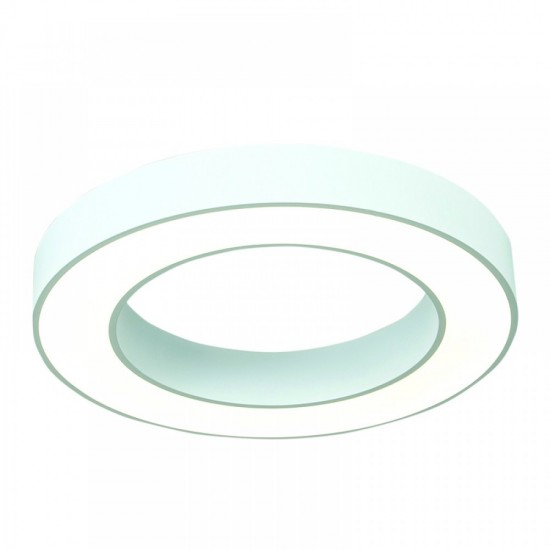 Μοντέρνο Κρεμαστό/οροφής Φωτιστικό με Ενσωματωμένο LED σε Λευκό Χρώμα 60cm