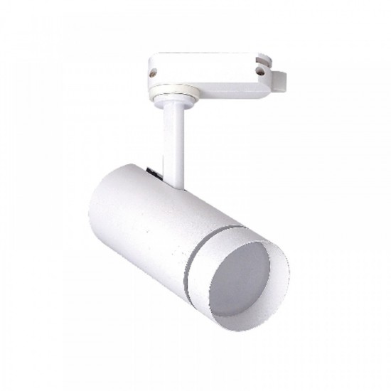 Μονό Σποτ με Ενσωματωμένο LED και Φυσικό Φως σε Λευκό Χρώμα 20W 4000Κ