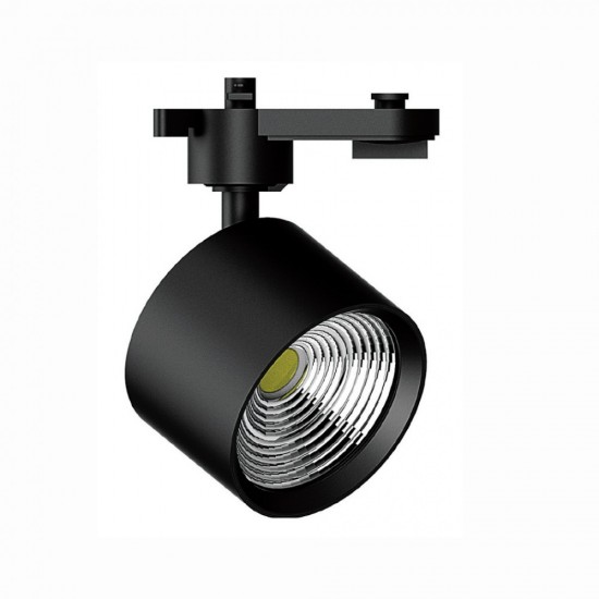 Μονό Σποτ με Ενσωματωμένο LED και Φυσικό Φως σε Μαύρο Χρώμα 10W 4000Κ