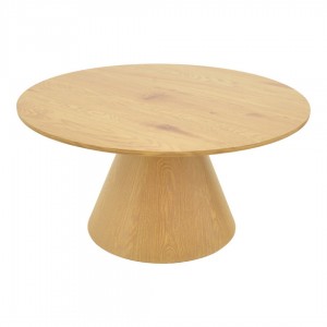 Τραπέζι σαλονιού Donda mdf σε sonoma απόχρωση Φ80x45εκ