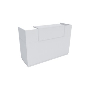 Γραφείο reception Lotus σε λευκή απόχρωση  180x70x110εκ