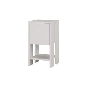 Κομοδίνο Ema χρώμα λευκό 30x30x55εκ