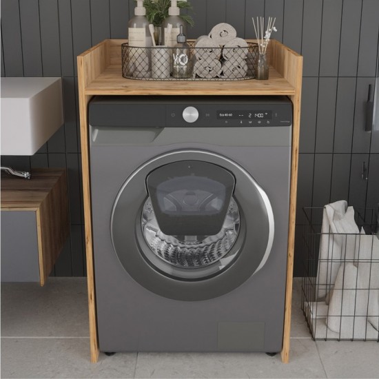 Έπιπλο πλυντηρίου Cuci σε oak απόχρωση 60x62x99εκ