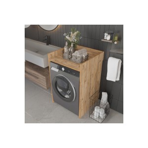 Έπιπλο πλυντηρίου Cuci σε oak απόχρωση 60x62x99εκ