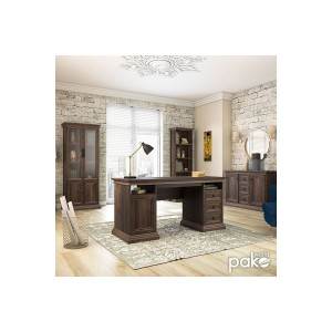 Γραφείο εργασίας Mozart  με συρτάρια χρώμα καρυδί 160x60x78εκ