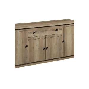 Μπουφές Libby φυσικό 160x39.5x83εκ