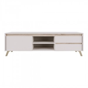 Έπιπλο τηλεόρασης Belka κρεμ με oak 155x45x53,6εκ