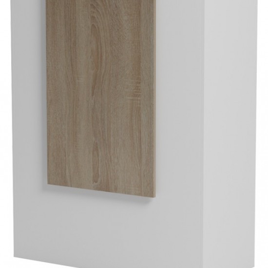 Γραφείο reception Zowel με led λευκό - sonoma 90x40x110εκ