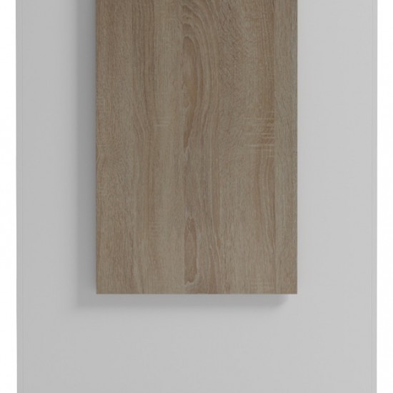 Γραφείο reception Zowel με led λευκό - sonoma 90x40x110εκ