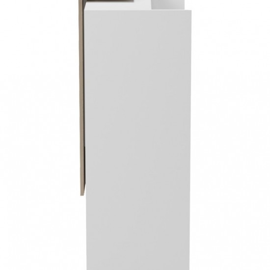 Γραφείο reception Zowel με led λευκό - sonoma 90x40x110εκ