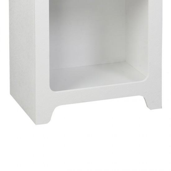 Βιβλιοθήκη Emersi mdf σε λευκή απόχρωση 48x35x180εκ