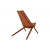 Πολυθρόνα Phoenox πτυσσόμενη φυσικό teak ξύλο 101x63x80εκ