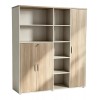 Βιβλιοθήκη γραφείου Jabari σε oak-μπεζ απόχρωση 160x40x200εκ Βιβλιοθήκη γραφείου Jabari σε oak-μπεζ απόχρωση 160x40x200εκ