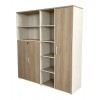Βιβλιοθήκη γραφείου Jabari σε oak-μπεζ απόχρωση 160x40x200εκ Βιβλιοθήκη γραφείου Jabari σε oak-μπεζ απόχρωση 160x40x200εκ