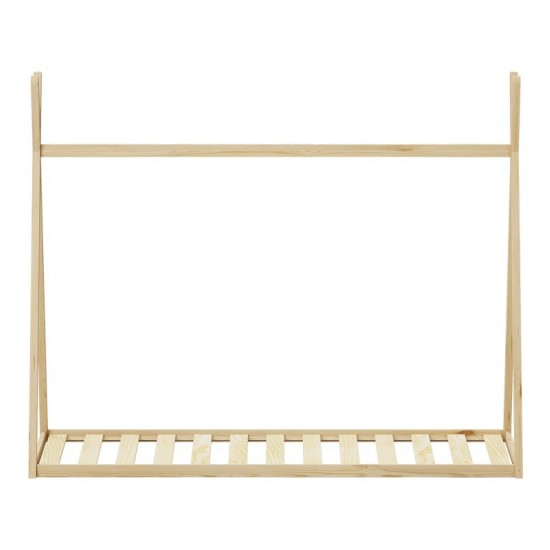 Παιδικό κρεβάτι Lilly τ.Montessori  ξύλο πεύκου σε φυσική απόχρωση 90x190εκ