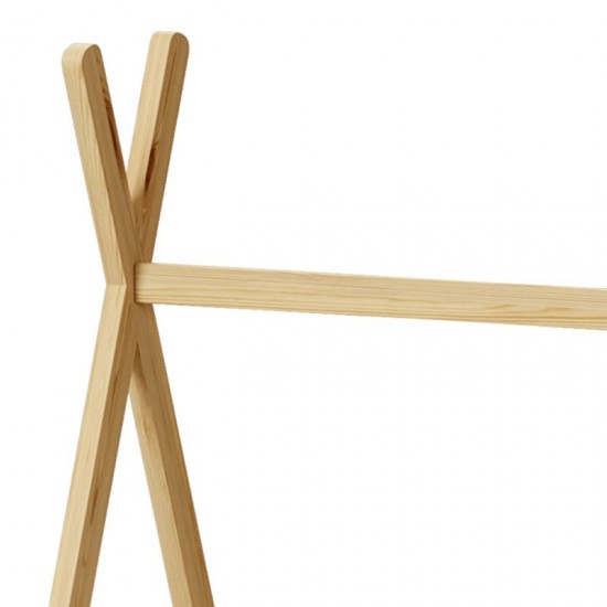 Παιδικό κρεβάτι Lilly τ.Montessori  ξύλο πεύκου σε φυσική απόχρωση 90x190εκ