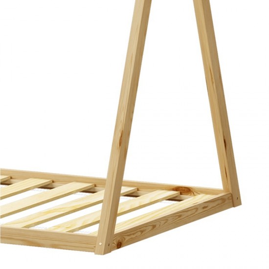 Παιδικό κρεβάτι Lilly τ.Montessori  ξύλο πεύκου σε φυσική απόχρωση 90x190εκ