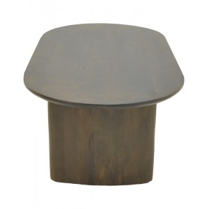 Τραπέζι σαλονιού Flute wenge μασίφ ξύλο μάνγκο 130x65x40εκ