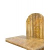 Ραφιέρα τοίχου Arcadia 3 τεμ μασίφ ξύλο μάνγκο σε φυσική απόχρωση 30x20x40εκ