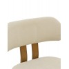 Καρέκλα Genoa καρυδί rubberwood και εκρού ύφασμα 50x43x82εκ Καρέκλα Genoa καρυδί rubberwood και εκρού ύφασμα 50x43x82εκ