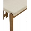 Καρέκλα Genoa καρυδί rubberwood και εκρού ύφασμα 50x43x82εκ Καρέκλα Genoa καρυδί rubberwood και εκρού ύφασμα 50x43x82εκ