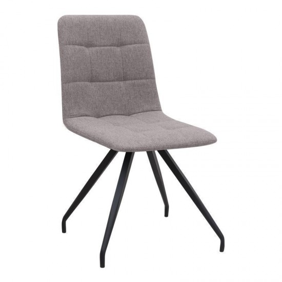 Σετ τραπεζαρία 5τμχ Darlen - Bianca χρώμα λευκό εφέ μαρμάρου - ανοιχτό μπεζ 125x72x74εκ.