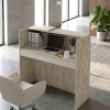 Γραφείο υποδοχής - reception Wilko με LED χρώμα travertine - sandstone 113,6x42x110εκ. Γραφείο υποδοχής - reception Wilko με LED χρώμα travertine - sandstone 113,6x42x110εκ.