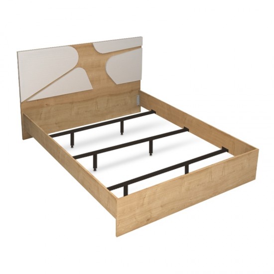 Κρεβάτι Bergamo χρώμα φυσικό οξιάς 160x200εκ.