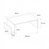 Τραπεζάκι σαλονιού Regnar χρώμα sapphire oak 100,6x55x31,8εκ. Τραπεζάκι σαλονιού Regnar χρώμα sapphire oak 100,6x55x31,8εκ.