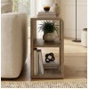 Τραπεζάκι βοηθητικό Colia χρώμα sepet oak 58x25x50εκ. Τραπεζάκι βοηθητικό Colia χρώμα sepet oak 58x25x50εκ.