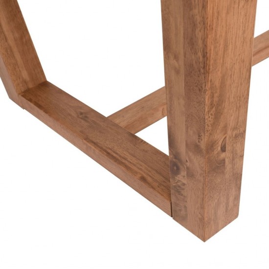 COMET Set Τραπεζαρία Ξύλινη: Τραπέζι+6 Καρέκλες, Φυσικό με Mdf Άσπρο Μάρμαρο,Ύφασμα Άσπρο 200x100x77