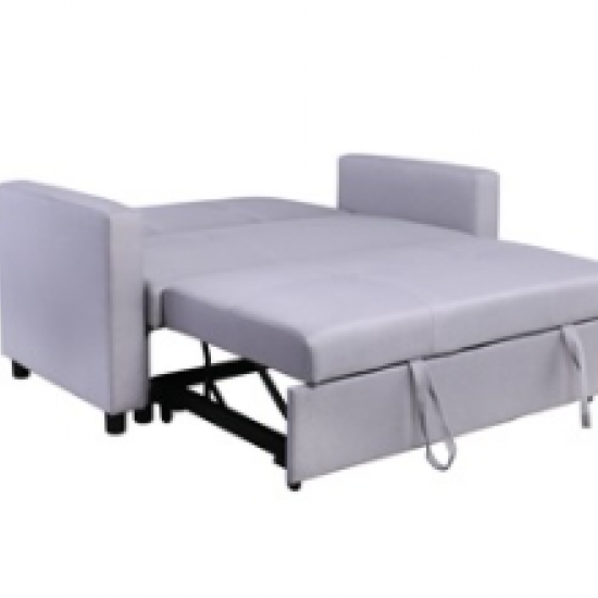 IMOLA Καναπές - Κρεβάτι Σαλονιού - Καθιστικού, 2Θέσιος Ύφασμα Ανοιχτό Γκρι 154x100x93cm