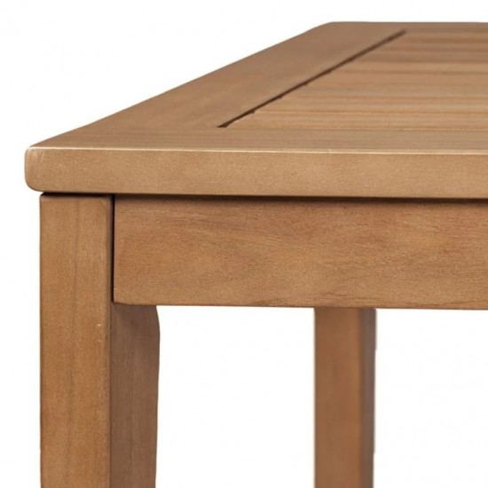 COFFEE Τραπεζάκι Σαλονιού Καθιστικού Βεράντας-Κήπου, Ακακία Φυσικό 100x50x45cm