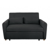 MOTTO Καναπές - Κρεβάτι Σαλονιού - Καθιστικού, Ύφασμα Ανθρακί 140x86x86cm