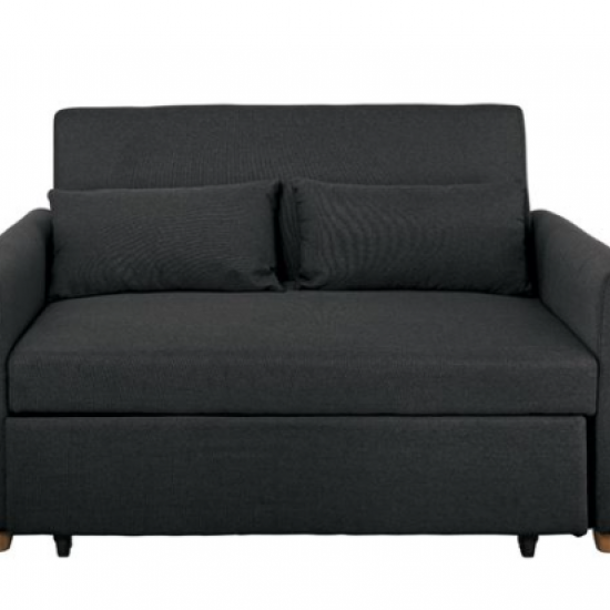 MOTTO Καναπές - Κρεβάτι Σαλονιού - Καθιστικού, Ύφασμα Ανθρακί 140x86x86cm
