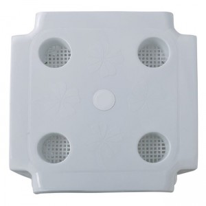 FREDDO ΒΟΗΘΗΤΙΚΟ ΤΡΑΠΕΖΑΚΙ PP ΑΣΠΡΟ ΜΕ ΠΟΤΗΡΟΘΗΚΗ ΚΑΙ ΟΜΠΡΕΛΟΘΗΚΗ 44x44x38cm 