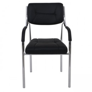 ALPHA ΠΟΛΥΘΡΟΝΑ PU ΜΑΥΡΟ  52x56x85cm