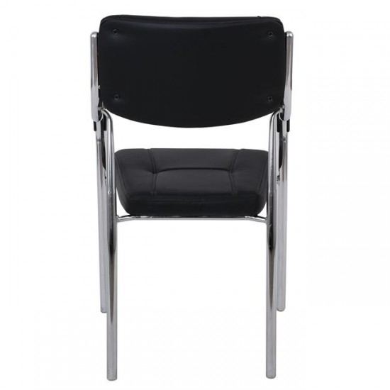 ALPHA ΠΟΛΥΘΡΟΝΑ PU ΜΑΥΡΟ  52x56x85cm