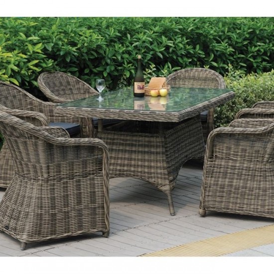 MONTANA ΠΟΛΥΘΡΟΝΑ ALU, WICKER GREY BROWN ΜΕ ΑΝΘΡΑΚΙ ΜΑΞΙΛΑΡΙ