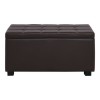 DENISE  ΣΚΑΜΠΟ ΜΕ ΑΠΟΘΗΚΕΥΤΙΚΟ ΧΩΡΟ PU ΚΑΦΕ ΣΚΟΥΡΟ  88x43x45cm