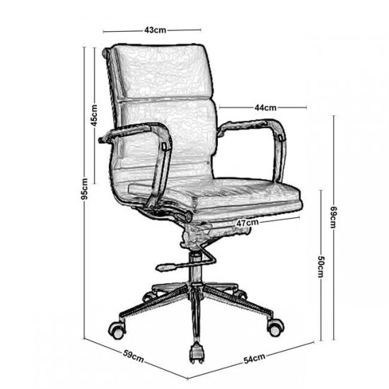BF4801 ΠΟΛΥΘΡΟΝΑ ΜΕ ΧΑΜΗΛΗ ΠΛΑΤΗ PU ΜΑΥΡΟ