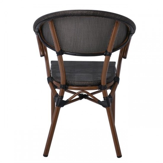 COSTA ΠΟΛΥΘΡΟΝΑ ALU ΚΑΡΥΔΙ, TEXTILENE ΜΑΥΡΟ