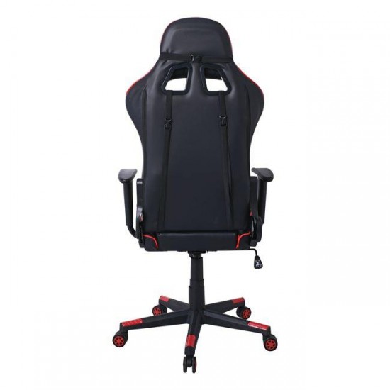 BF8050 GAMING ΠΟΛΥΘΡΟΝΑ ΔΙΕΥΘΥΝΤΗ PU ΜΑΥΡΟ, ΚΟΚΚΙΝΟ