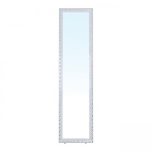 MIRROR Καθρέπτης Δαπέδου Τοίχου Ξύλινος Antique White 39x2,5x148cm